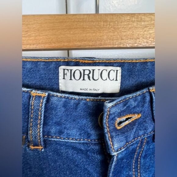 FIORUCCI Blue Straight Leg Hi Rise Jeans Size 26 - Picture 9 of 13